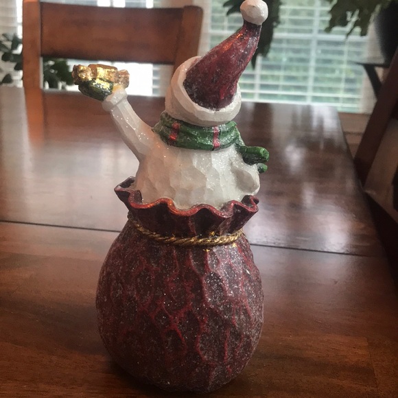 ⛄️Glistening Snowman With Candy Cut-Outs⛄️ - Picture 2 of 4